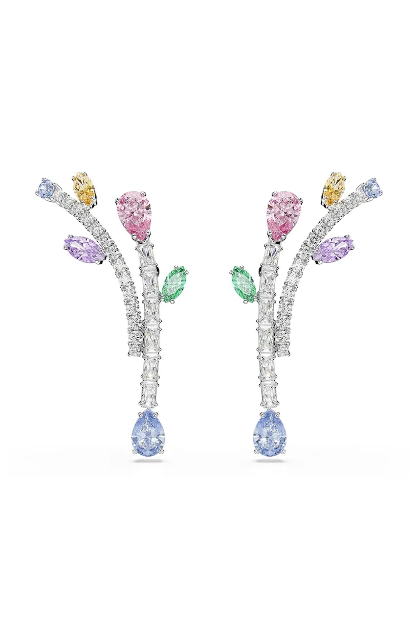 Swarovski σκουλαρίκι γυναικείο μεταλλικό με κρύσταλλο Swarovski Ariana Grande