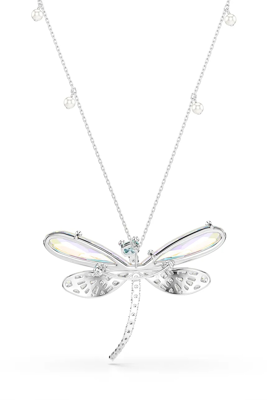 Swarovski náhrdelník s príveskom dámsky kovový s kryštálom Ariana Grande x Swarovski
