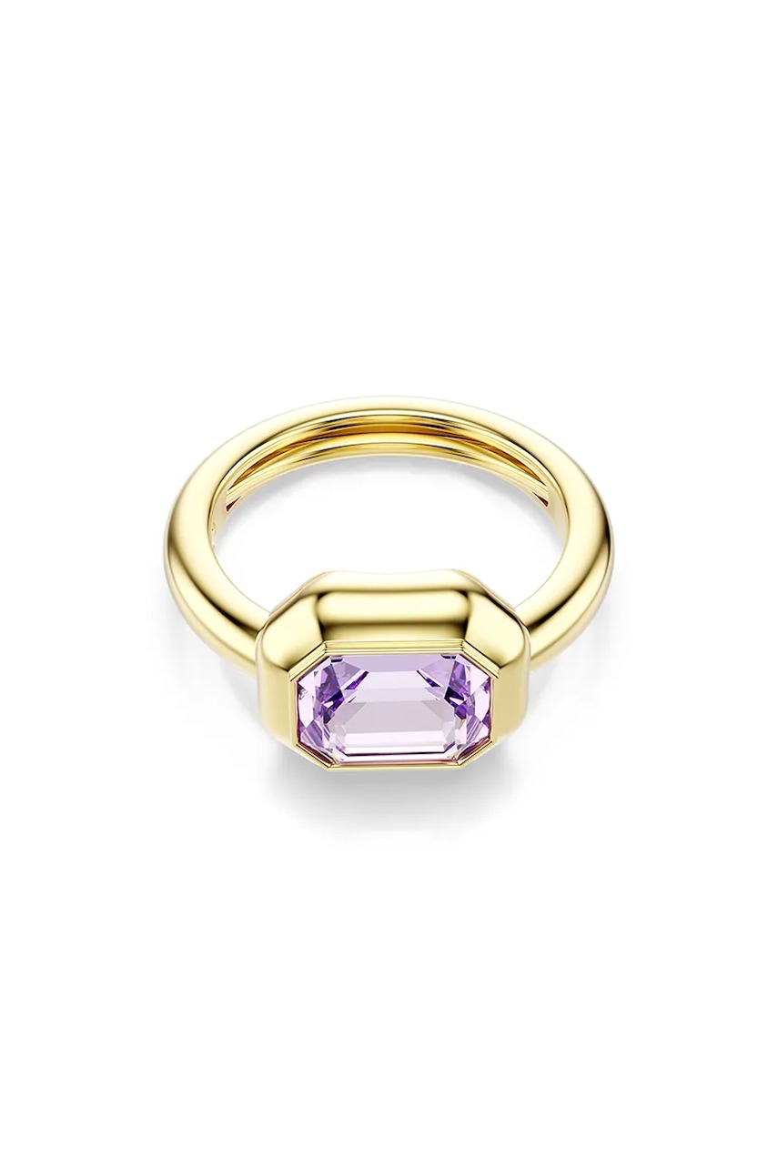 Swarovski prsteň dámsky pozlátený swarovski kryštál GEMA