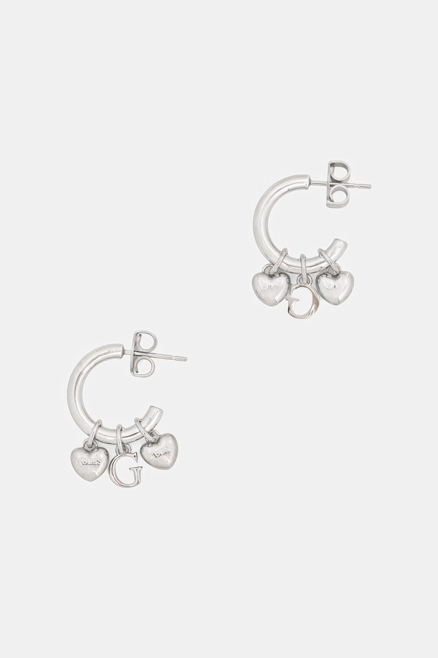 Guess σκουλαρίκια Γυναικεία ανοξείδωτο ατσάλι G TALISMAN JUBE06.198JW ασημί ONE SIZE