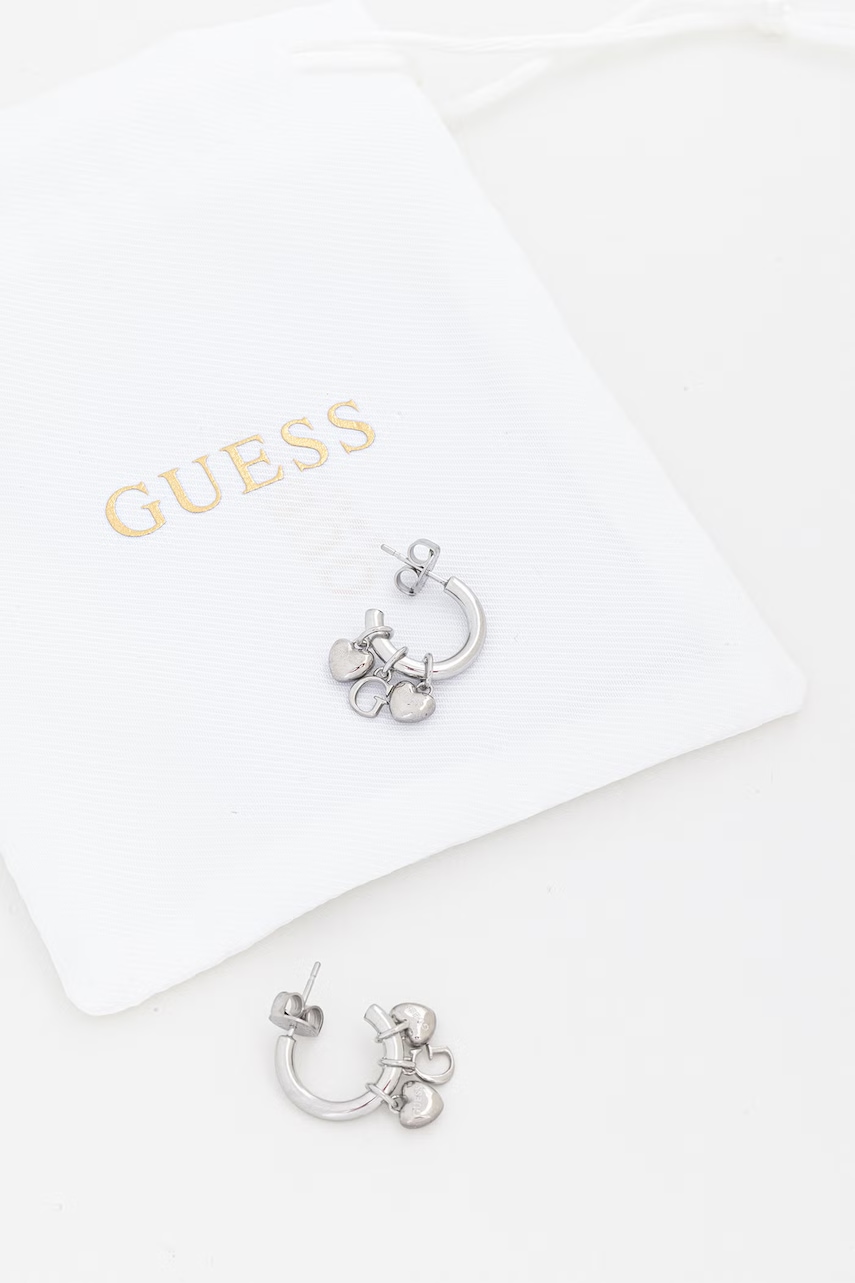Guess náušnice dámske z nehrdzavejúcej ocele G TALISMAN