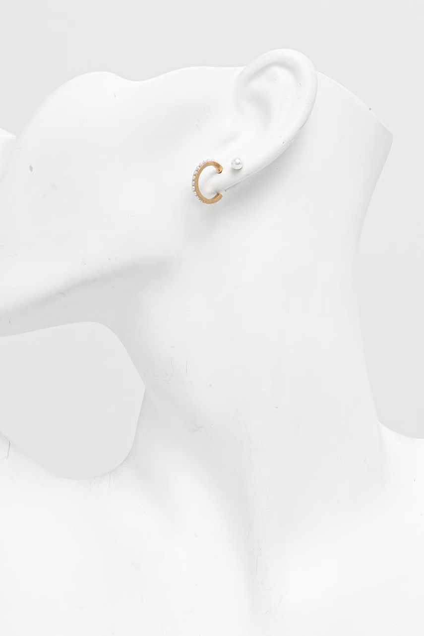 AllSaints bižuterní náušnice dámské kovové 2-pack