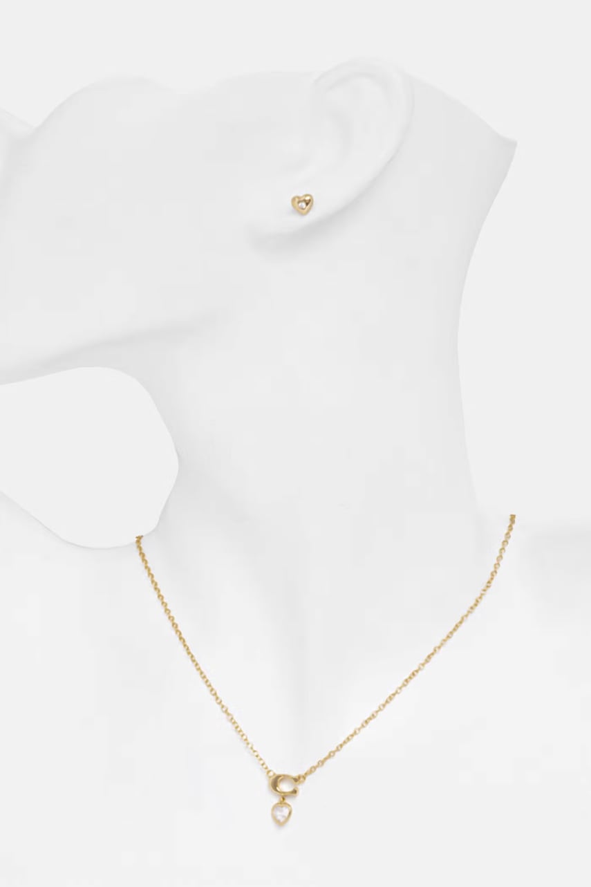 Náušnice a náhrdelník Coach