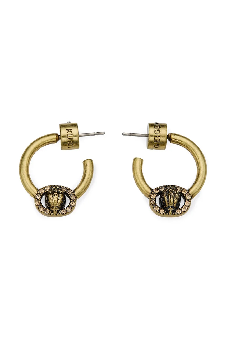 Kurt Geiger London cercei pentru femei metalici cu zirconiu cubic