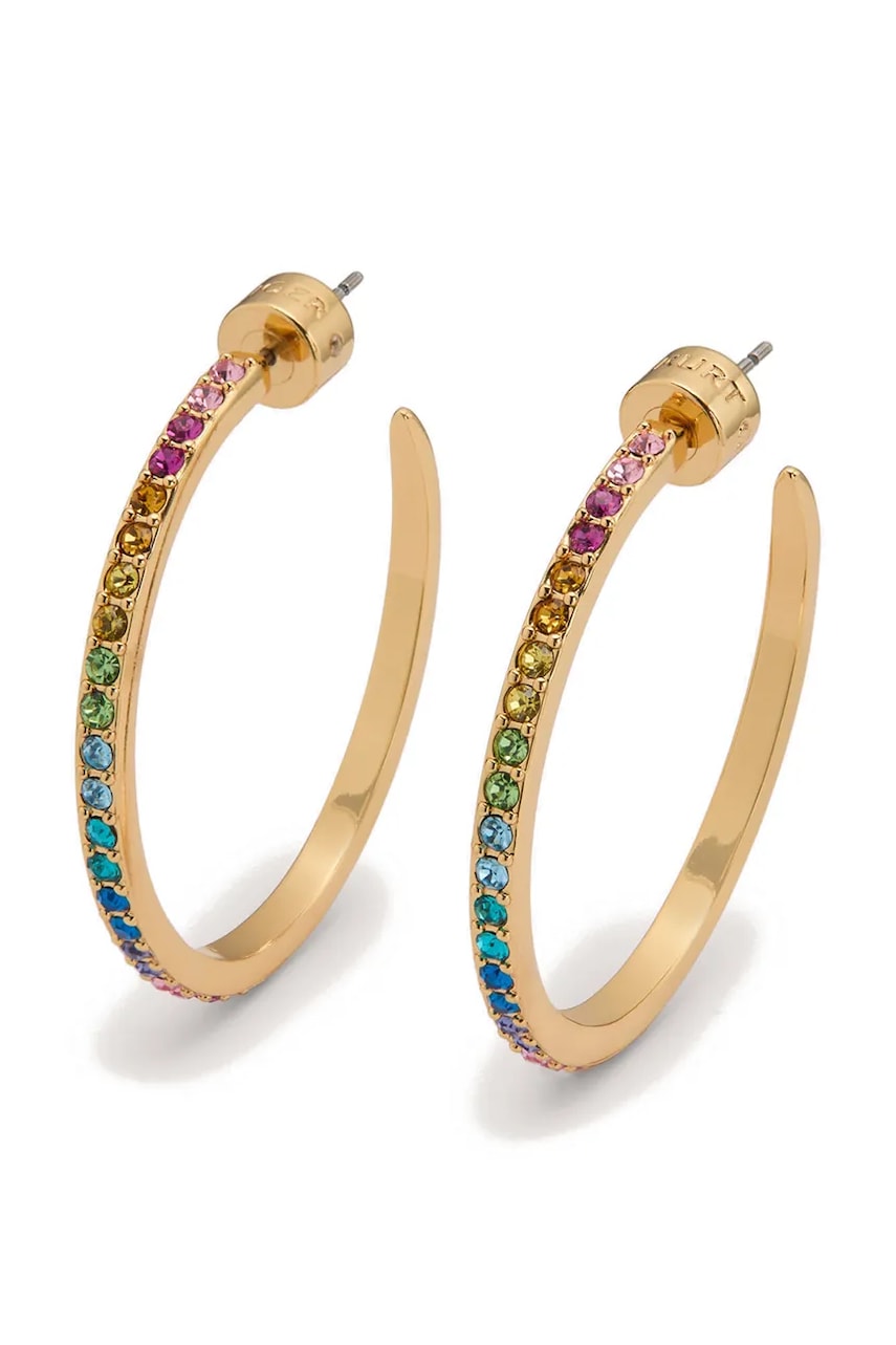 Kurt Geiger London cercei pentru femei, din metal cu zirconiu cubic