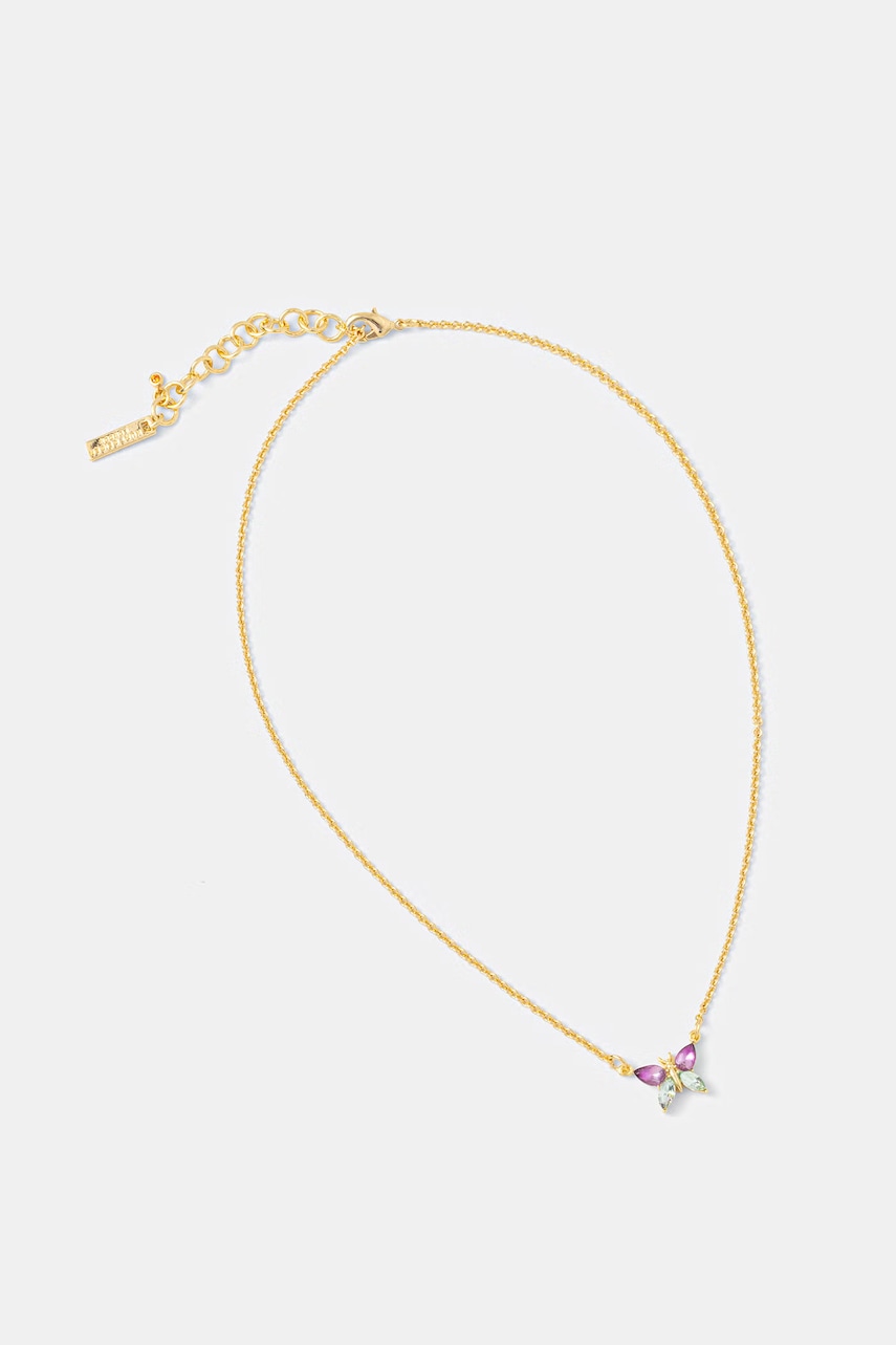 Kurt Geiger London colier cu pandantiv pentru femei metalic zirconiu cubic