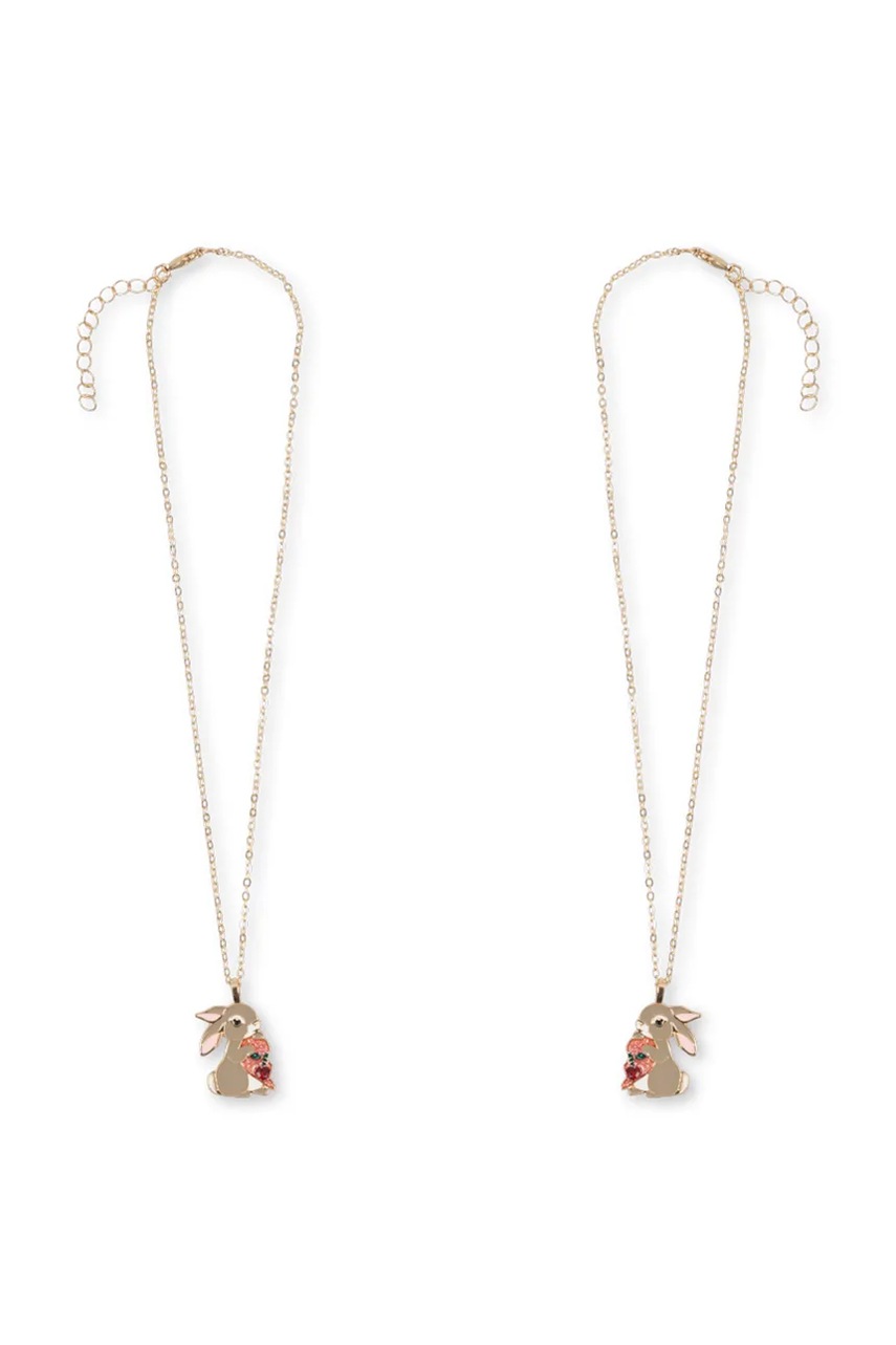 Detský náhrdelník Konges Sløjd BUNNY BESTIE NECKLACE 2-pak
