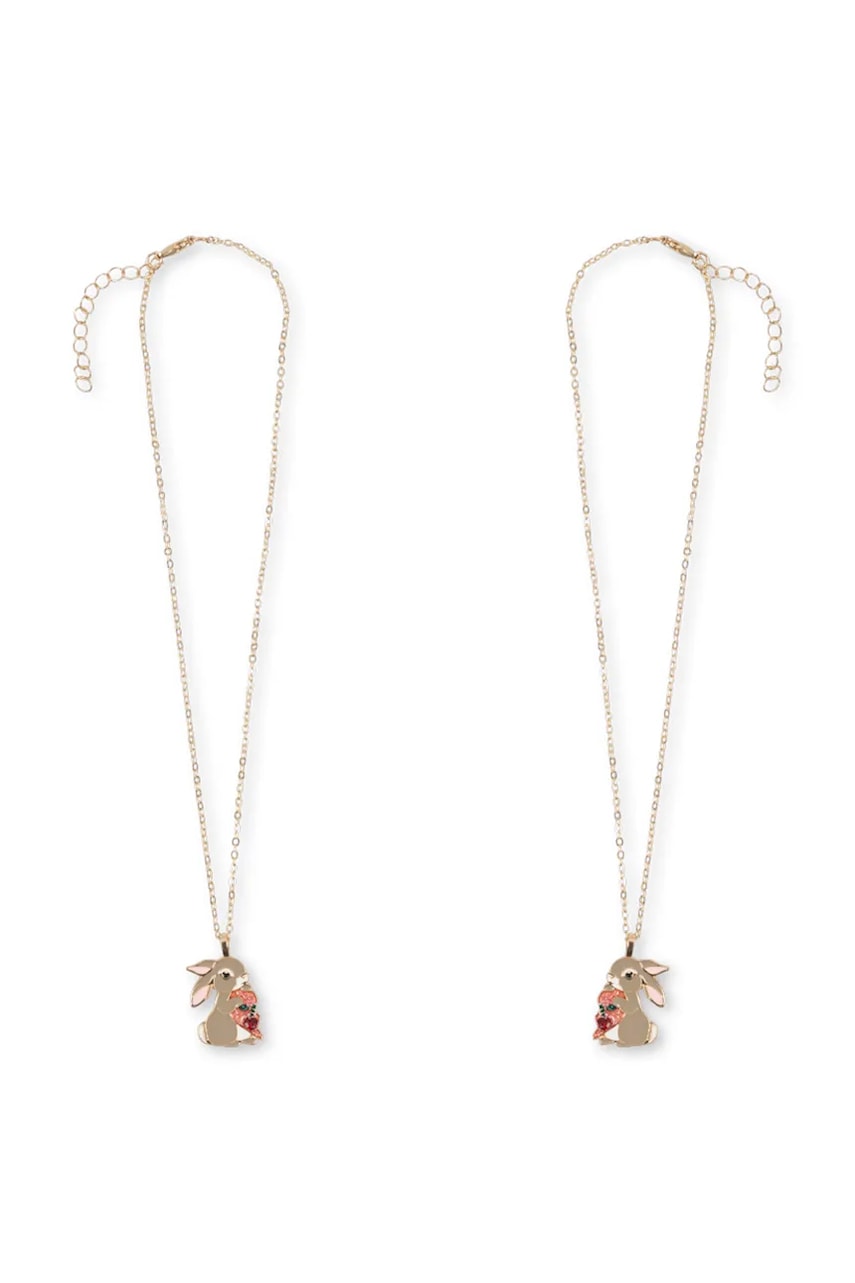 Detský náhrdelník Konges Sløjd BUNNY BESTIE NECKLACE 2-pak