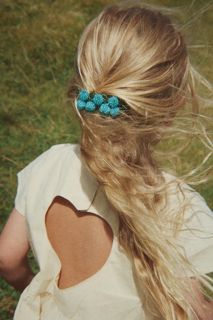 Konges Sløjd τσιμπιδάκια μαλλιών Παιδικά 2 PACK BLUEBERRY BEADED HAIR CLIP φωτογραφία