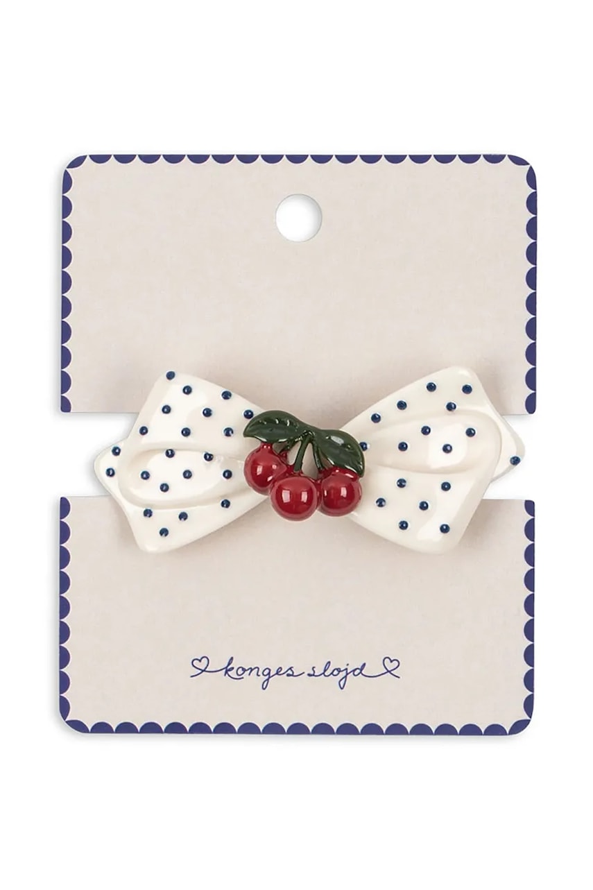 Levně Konges Sløjd sponky do vlasů dětské CHERRY DOT HAIR CLIP