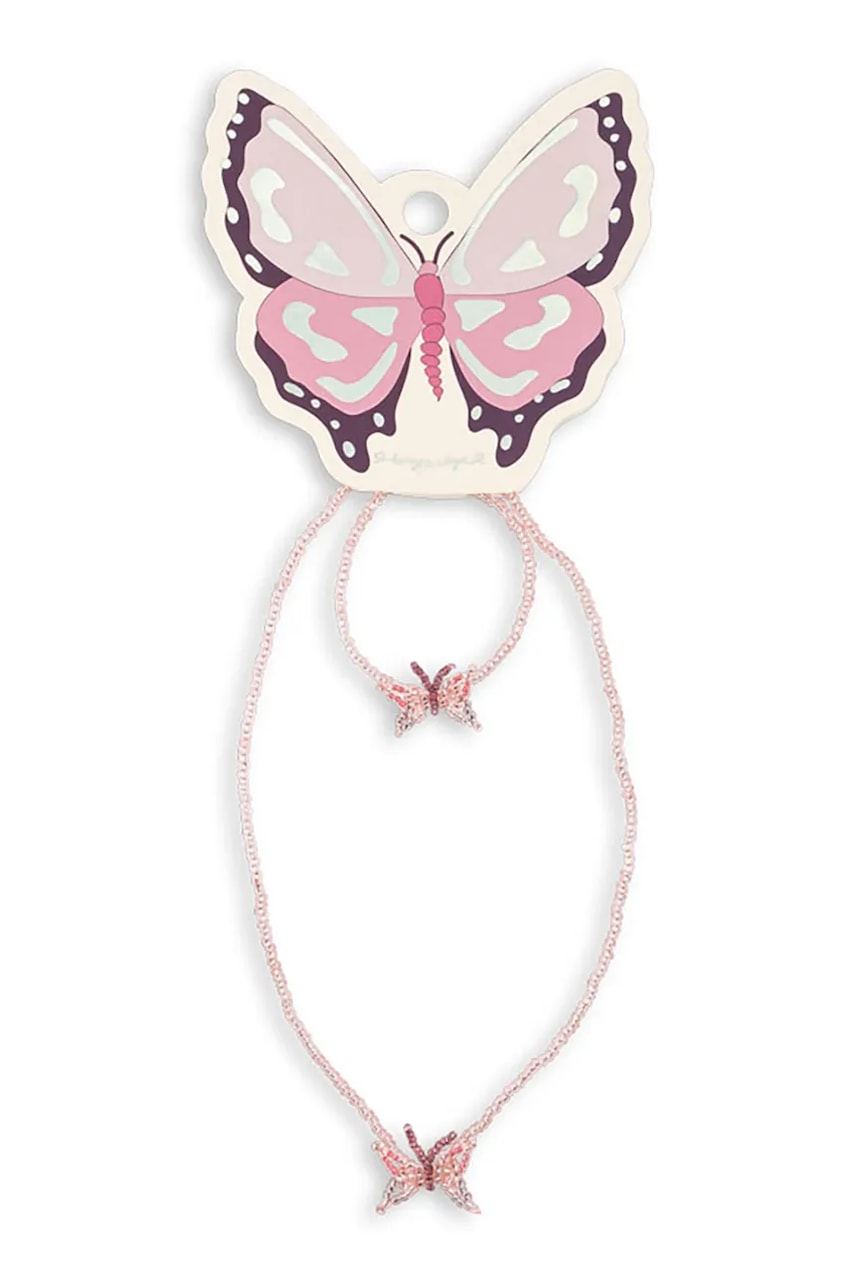 Konges Sløjd Konges Sløjd Παιδικά BUTTERFLY NECKLACE AND BRACELET SET