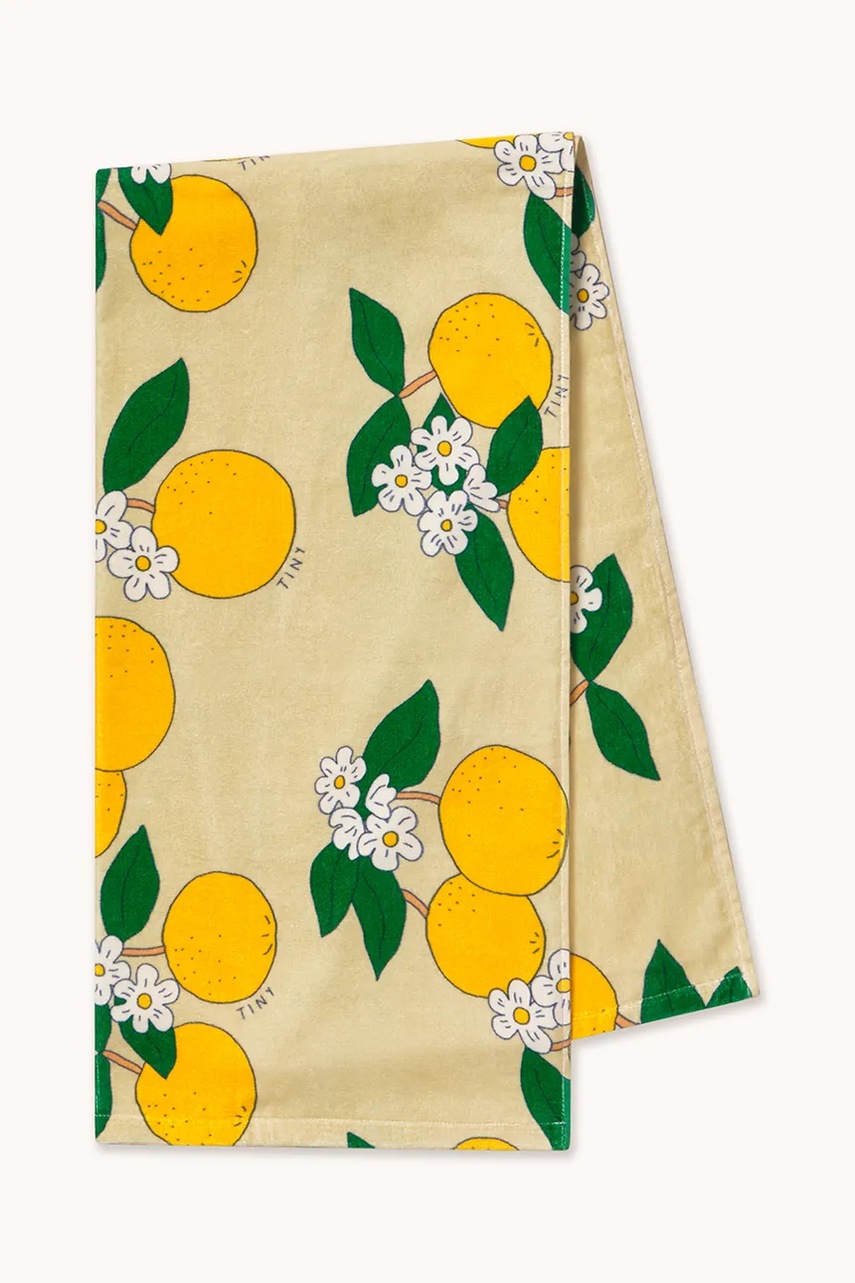 Дитячий бавовняний рушник Tinycottons ORANGES TOWEL