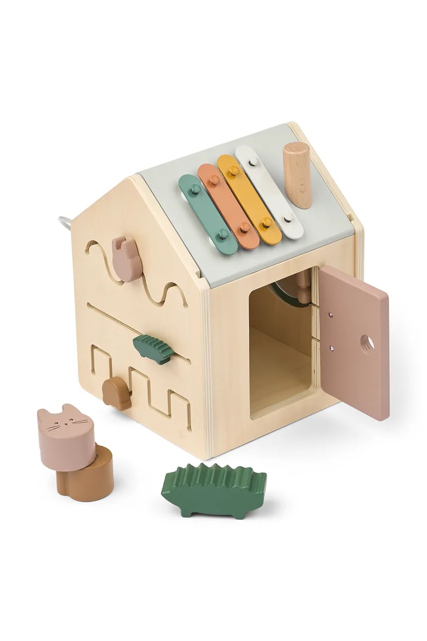 Liewood dřevěná hračka dětská Lucas Activity Cube (obrázek 3)
