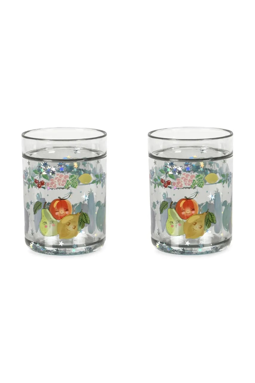 Konges Sløjd cană pentru copii 2 PACK GLITTER CUPS 2-pack