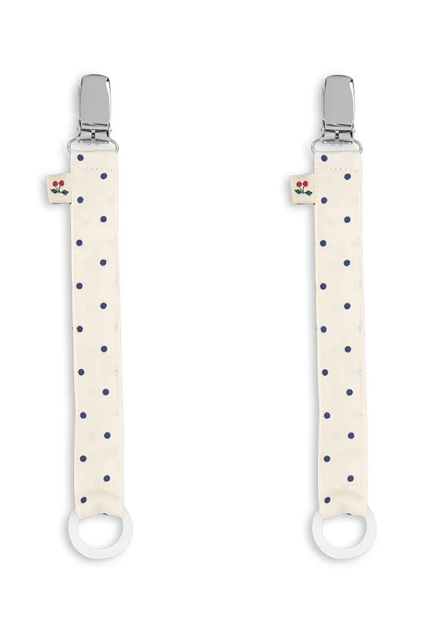 Λουράκι για πιπίλα Konges Sløjd PACIFIER STRAP 2-pack