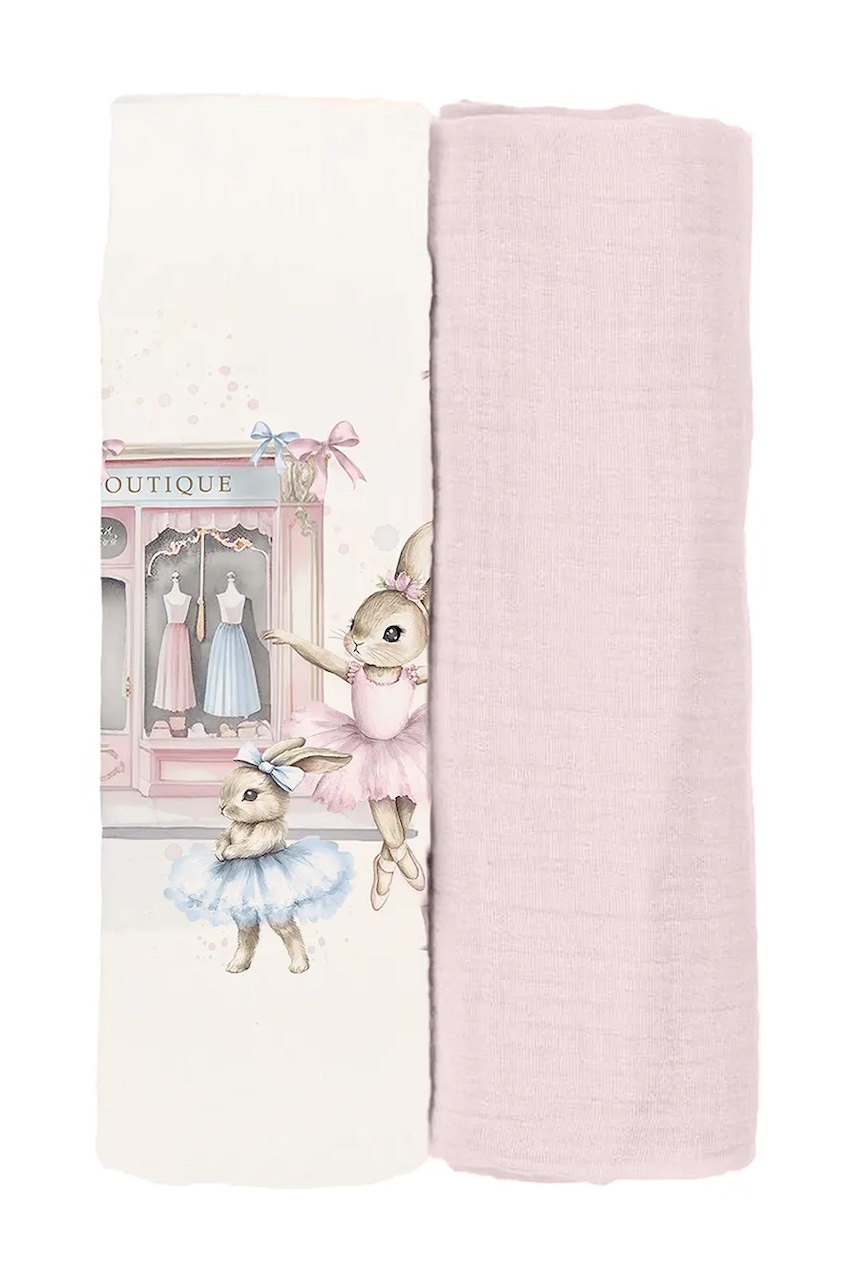 Jamiks înfăşurătoare pentru bebeluşi PETITINO 2-pack