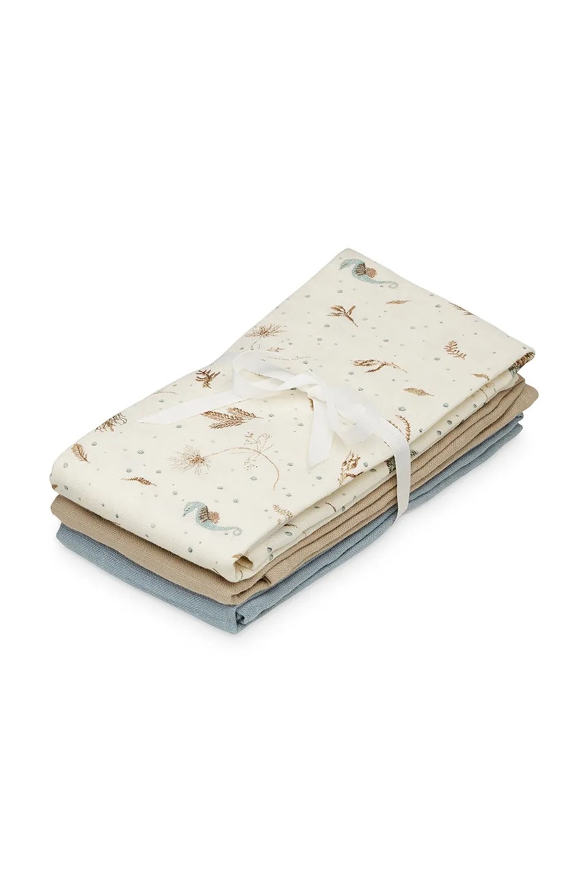 Cam Cam Copenhagen πάνα παιδική βαμβακερή Sea Garden 3-pack