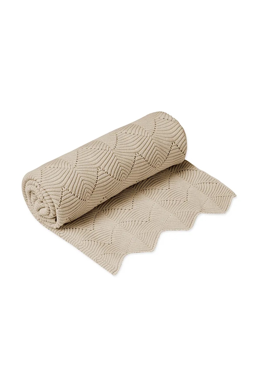 Cam Cam Copenhagen κουβέρτα βρεφική βαμβακερή Almond