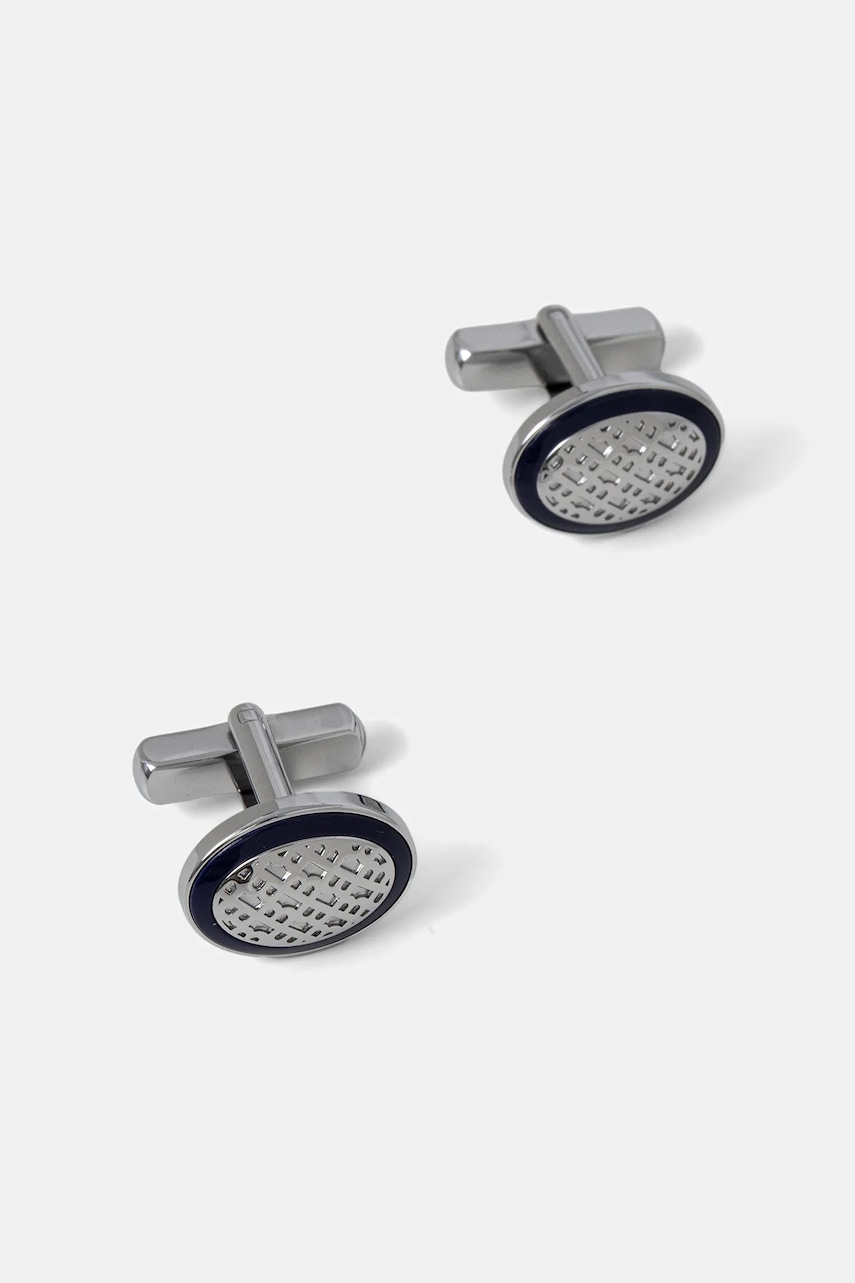 Spínací špendlíky na oblečení BOSS B-OVALDOMEDMONO-CUF