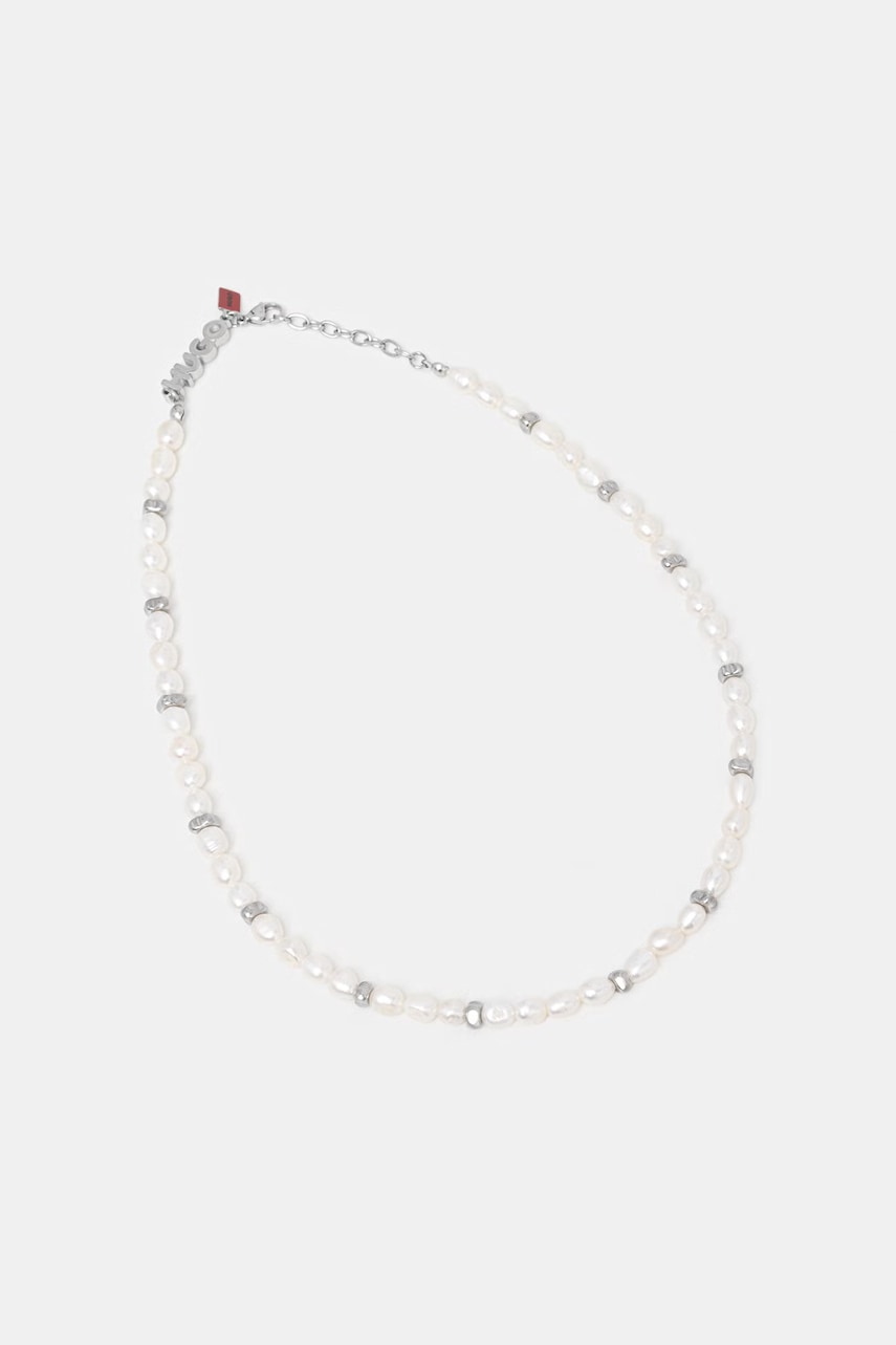 HUGO colier pentru bărbați de sidef E-SHELLBEADS2-NEC
