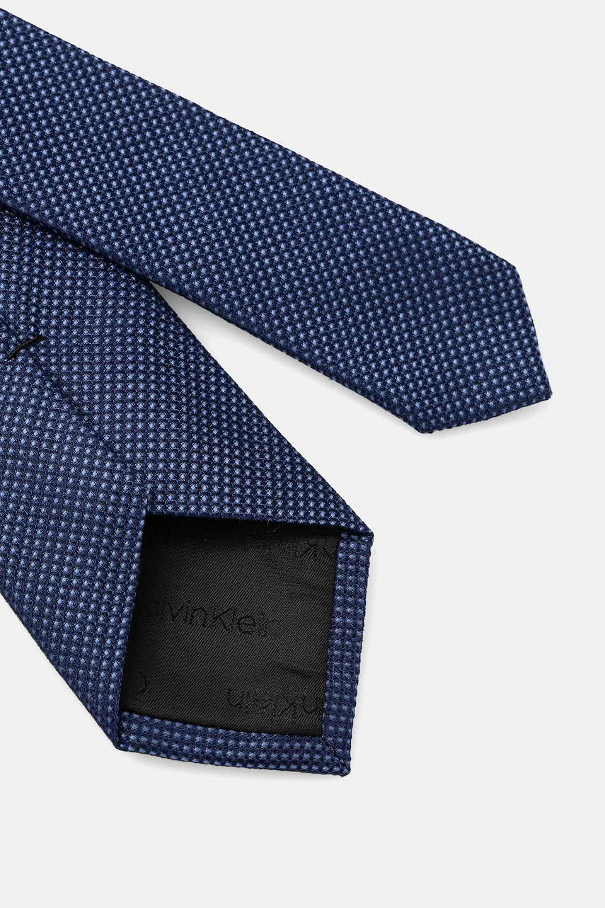 Calvin Klein kravata pánska s hodvábom