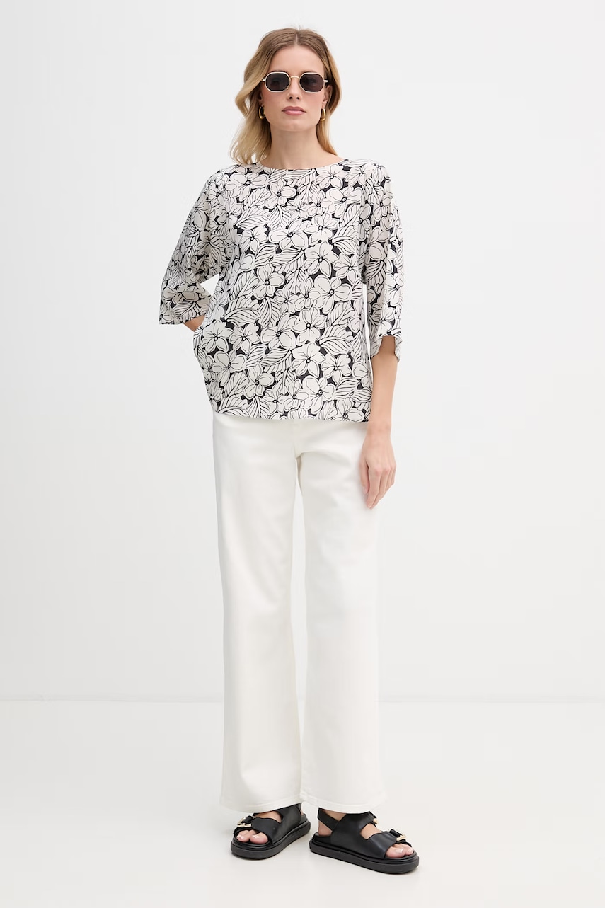 Weekend Max Mara μπλούζα Γυναικεία μεταξωτή GINNICO φωτογραφία