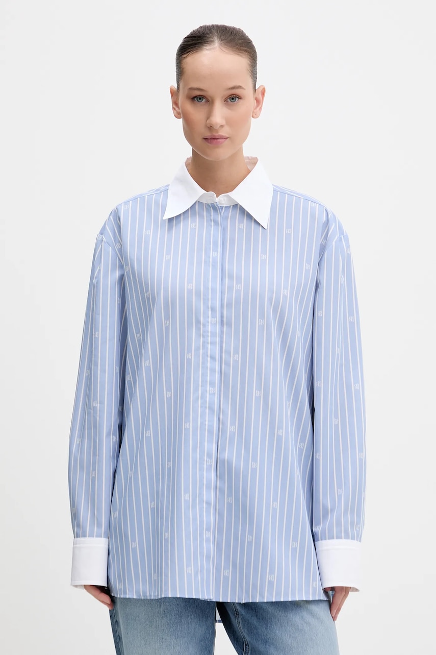 Levně Bavlněná košile HUGO Ersenny