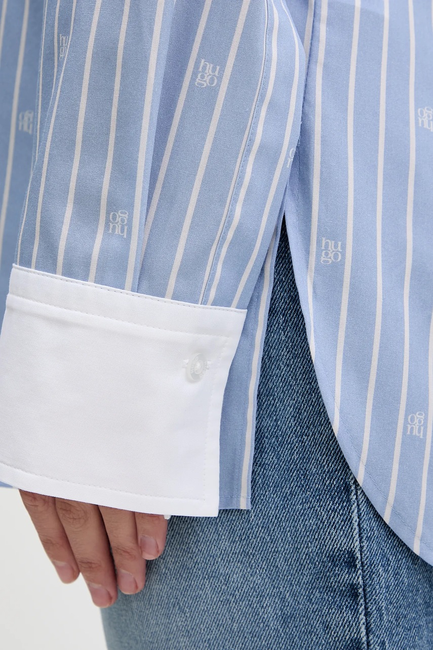 Bavlněná košile HUGO Ersenny (obrázek 5)