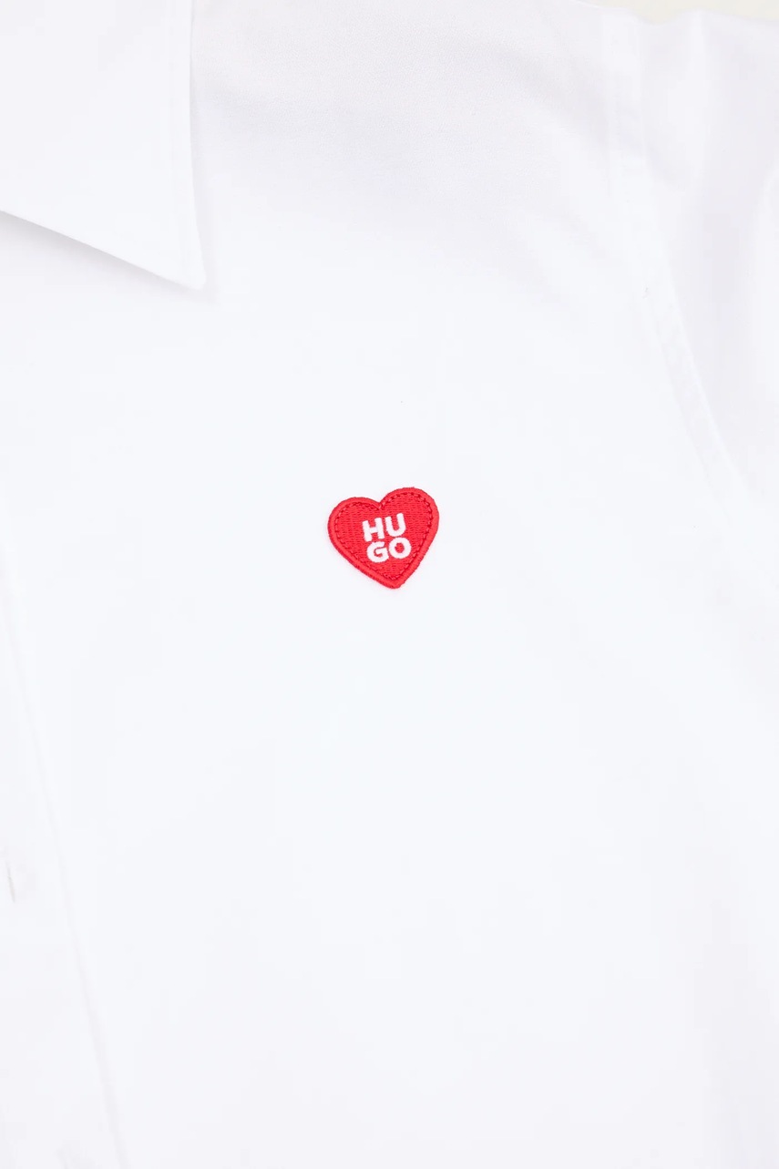 Bavlněná košile HUGO Erselia (obrázek 5)