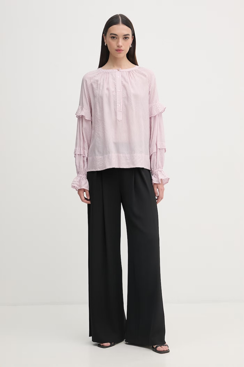 Mos Mosh košilová halenka dámská s viskózou Jorun