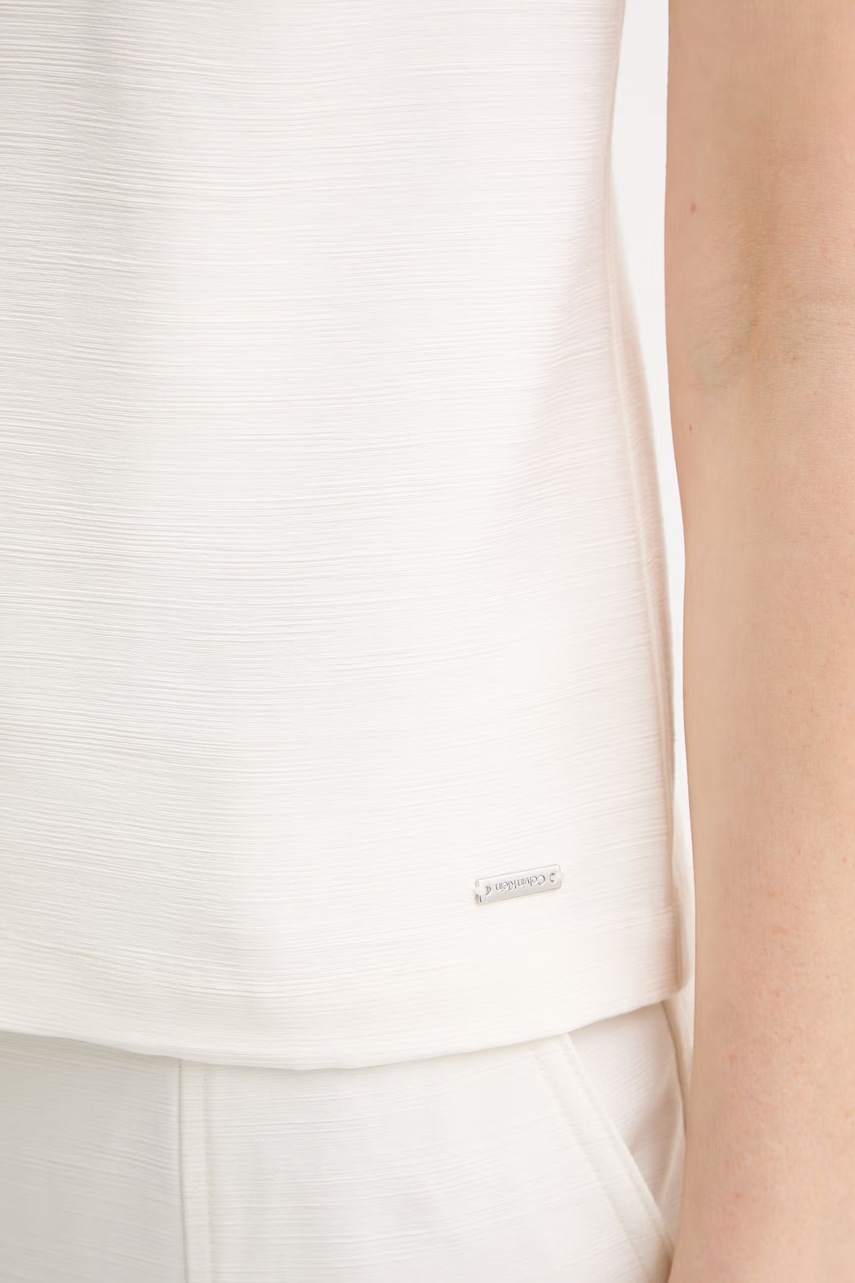 Calvin Klein blúzka s ramienkami dámska s viskózou