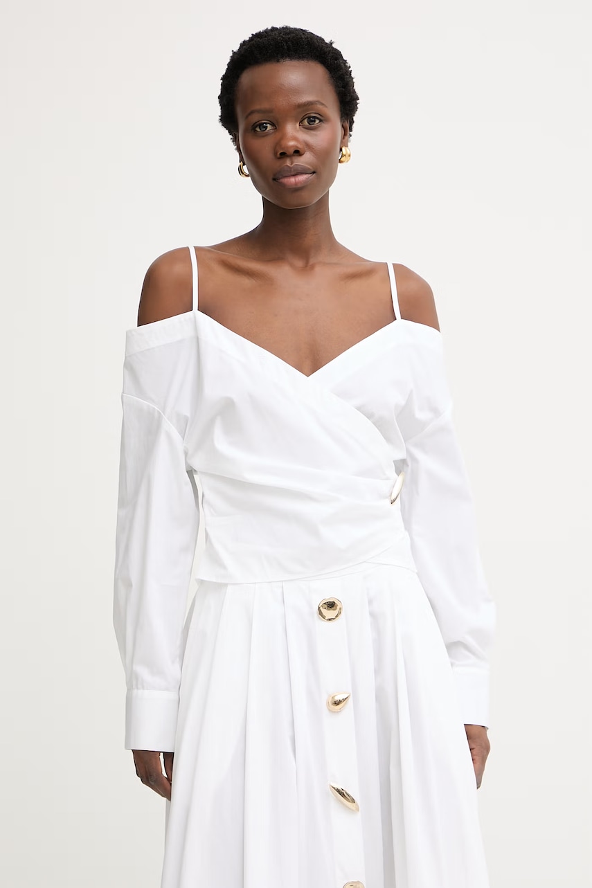 Simona Corsellini cămașă petrecută pentru femei, din bumbac