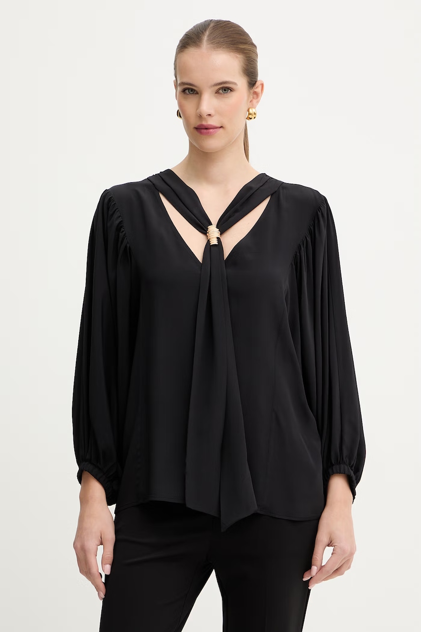 Μπλούζα με προσθήκη μεταξιού Simona Corsellini