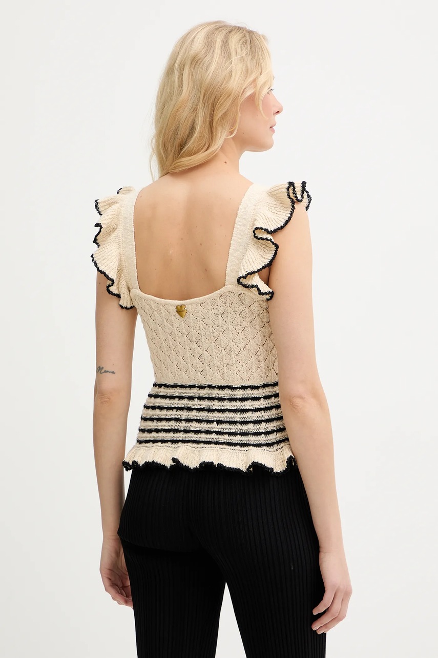 Τοπ από λινό μείγμα Twinset φωτογραφία