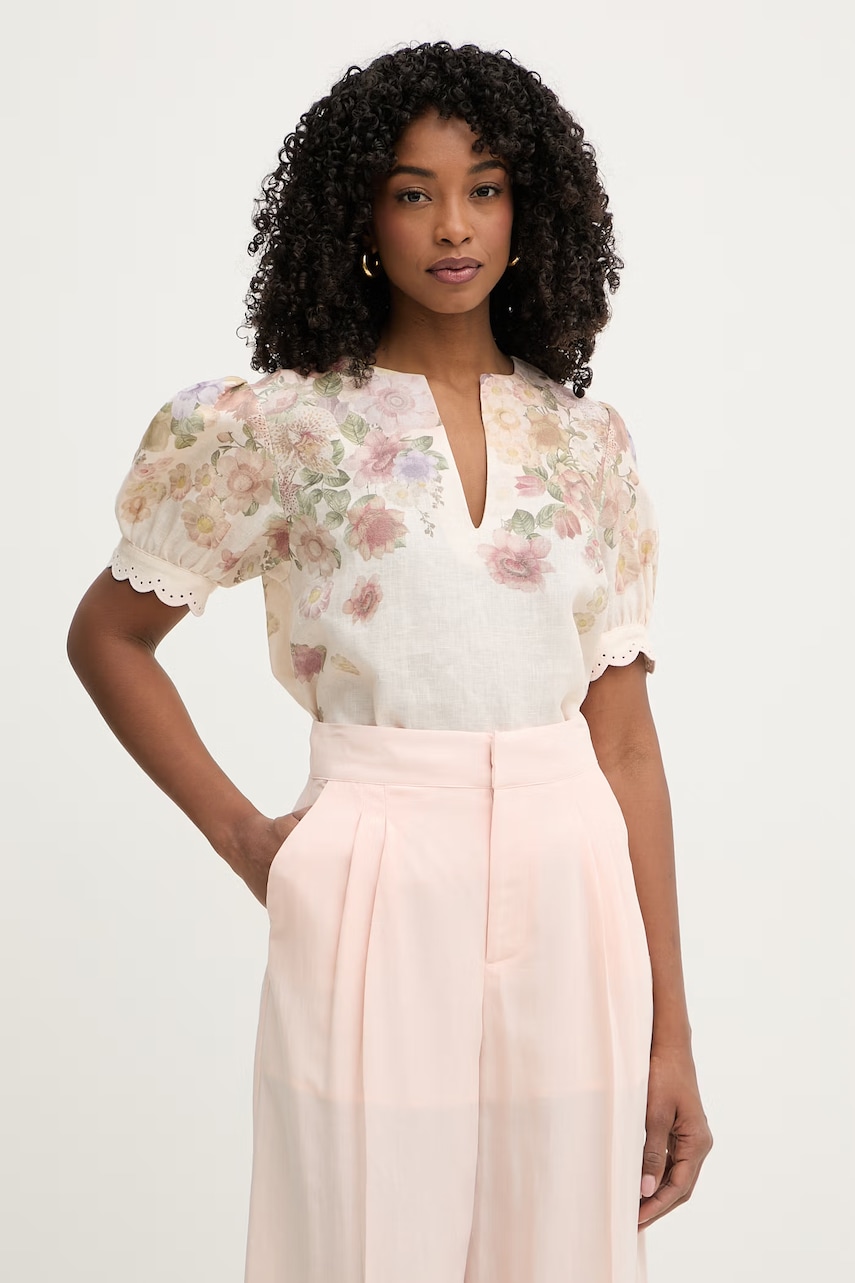 Twinset Donna Camicetta Da In Lino