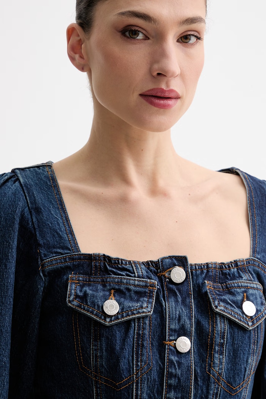 Gestuz košile dámská džínová (obrázek 4)