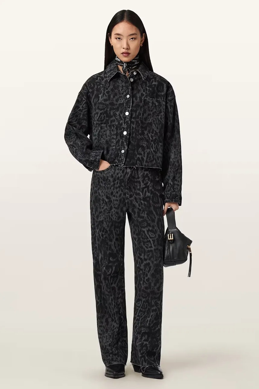 Džínová košile AllSaints NICKY (obrázek 3)