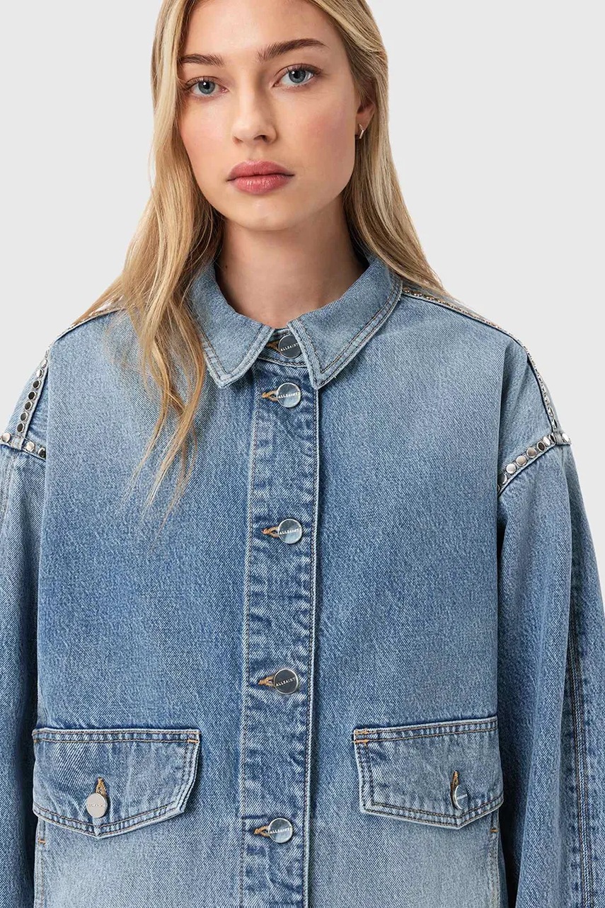 Džínová košile AllSaints HETTIE (obrázek 4)