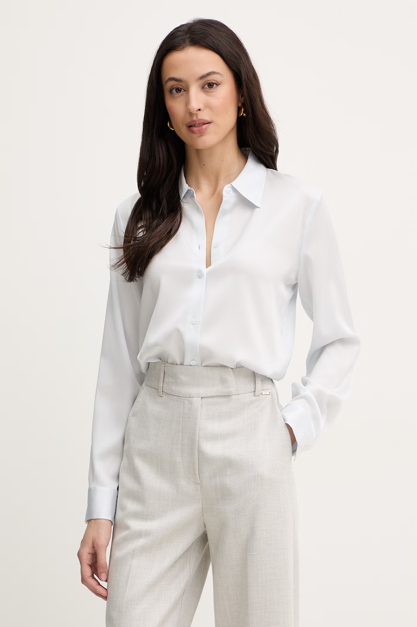 Πουκάμισο με προσθήκη μεταξιού BOSS Bonya