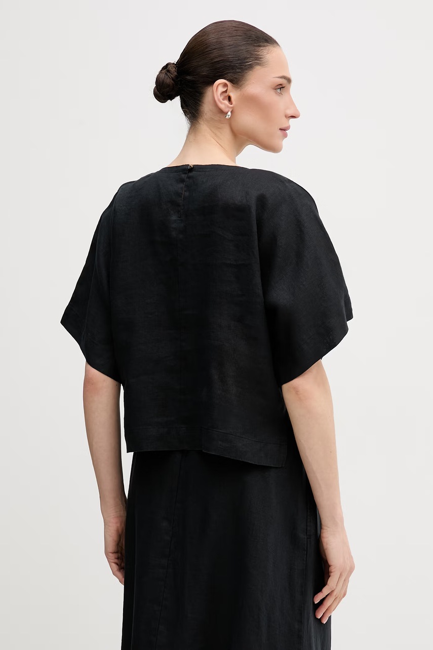 DKNY halenka dámská lněná (obrázek 3)