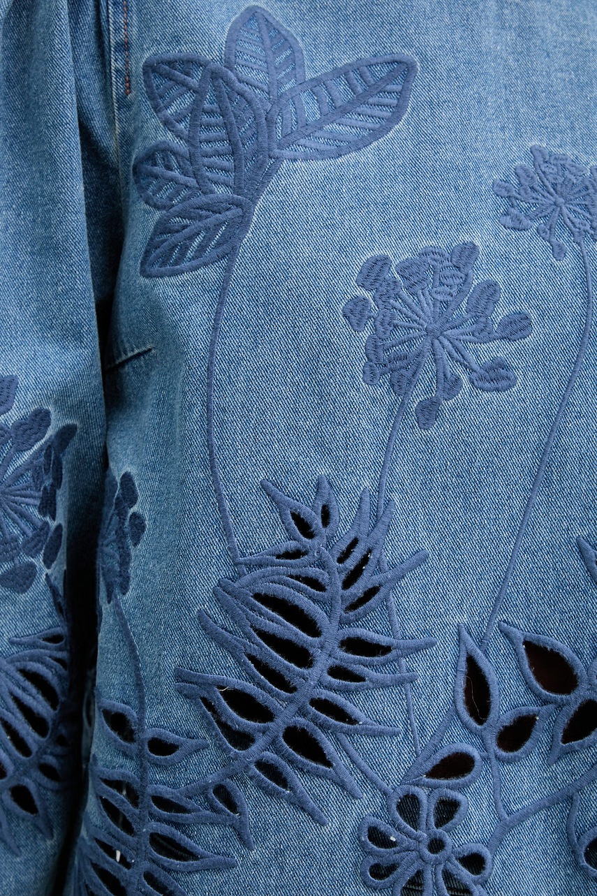 Bavlněná halenka MUNTHE BRAMBLE (obrázek 5)