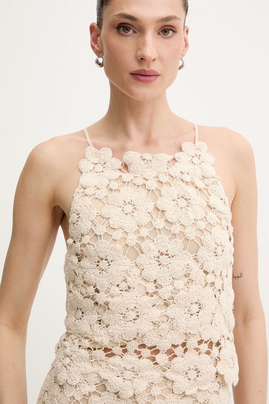 Bavlněná halenka Bardot (obrázek 4)