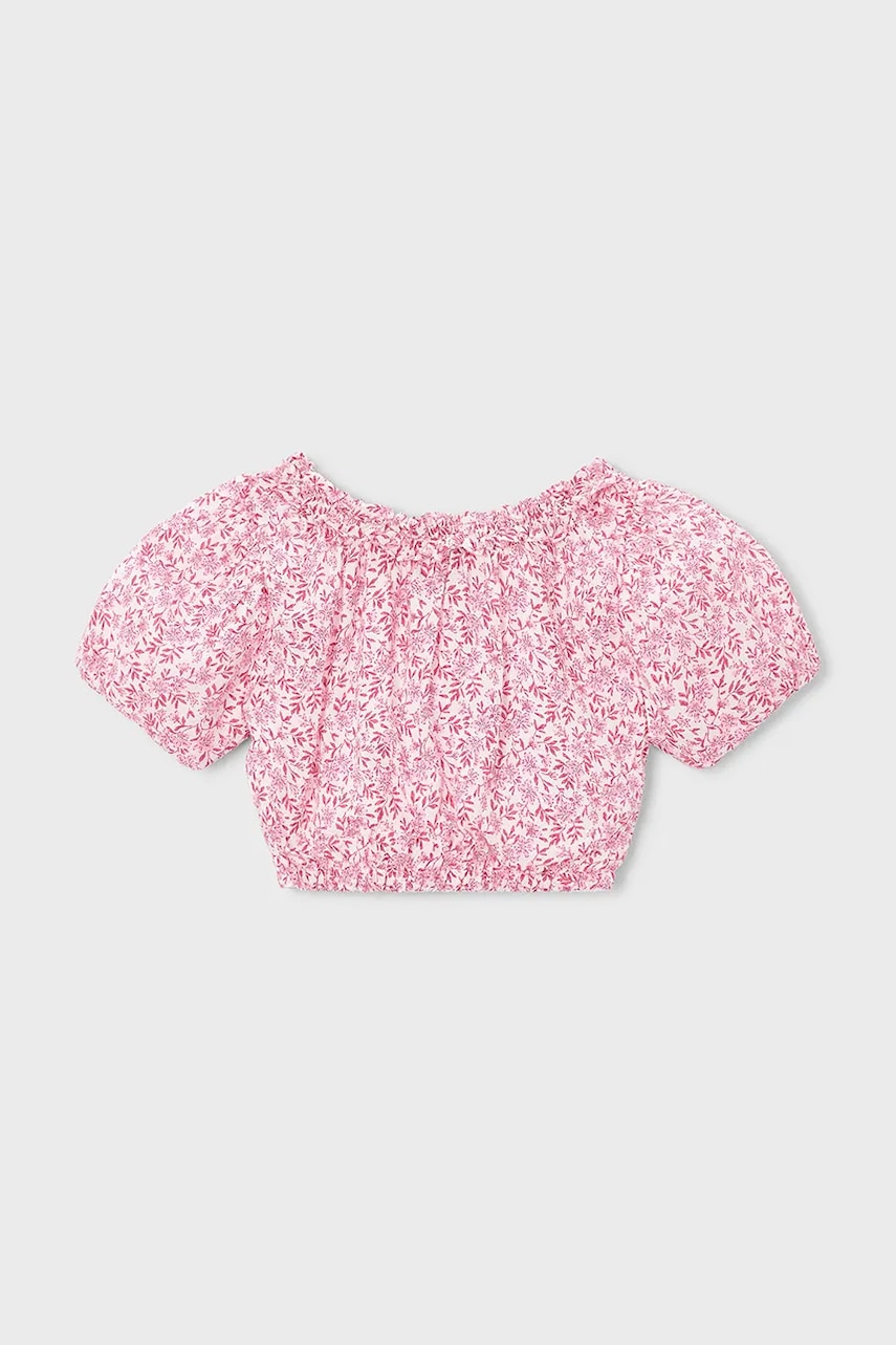 Детская хлопковая блузка Mayoral Детская хлопковая блузка Mayoral