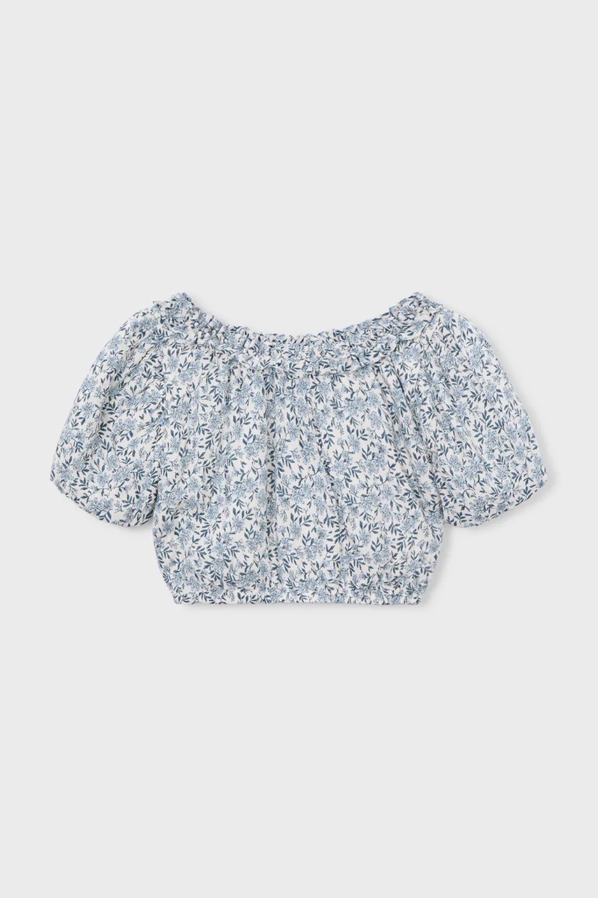 Детская хлопковая блузка Mayoral