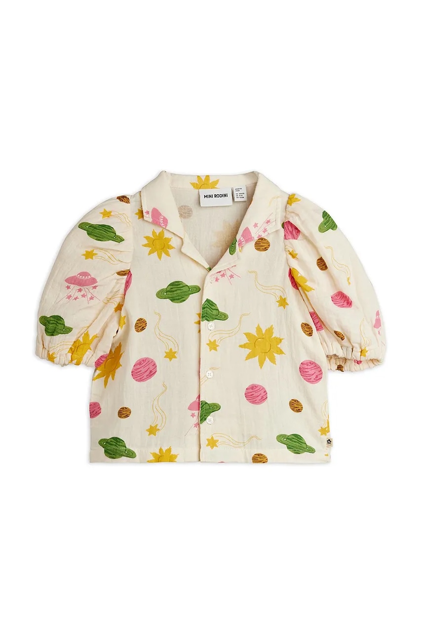 Dětská bavlněná halenka Mini Rodini Space