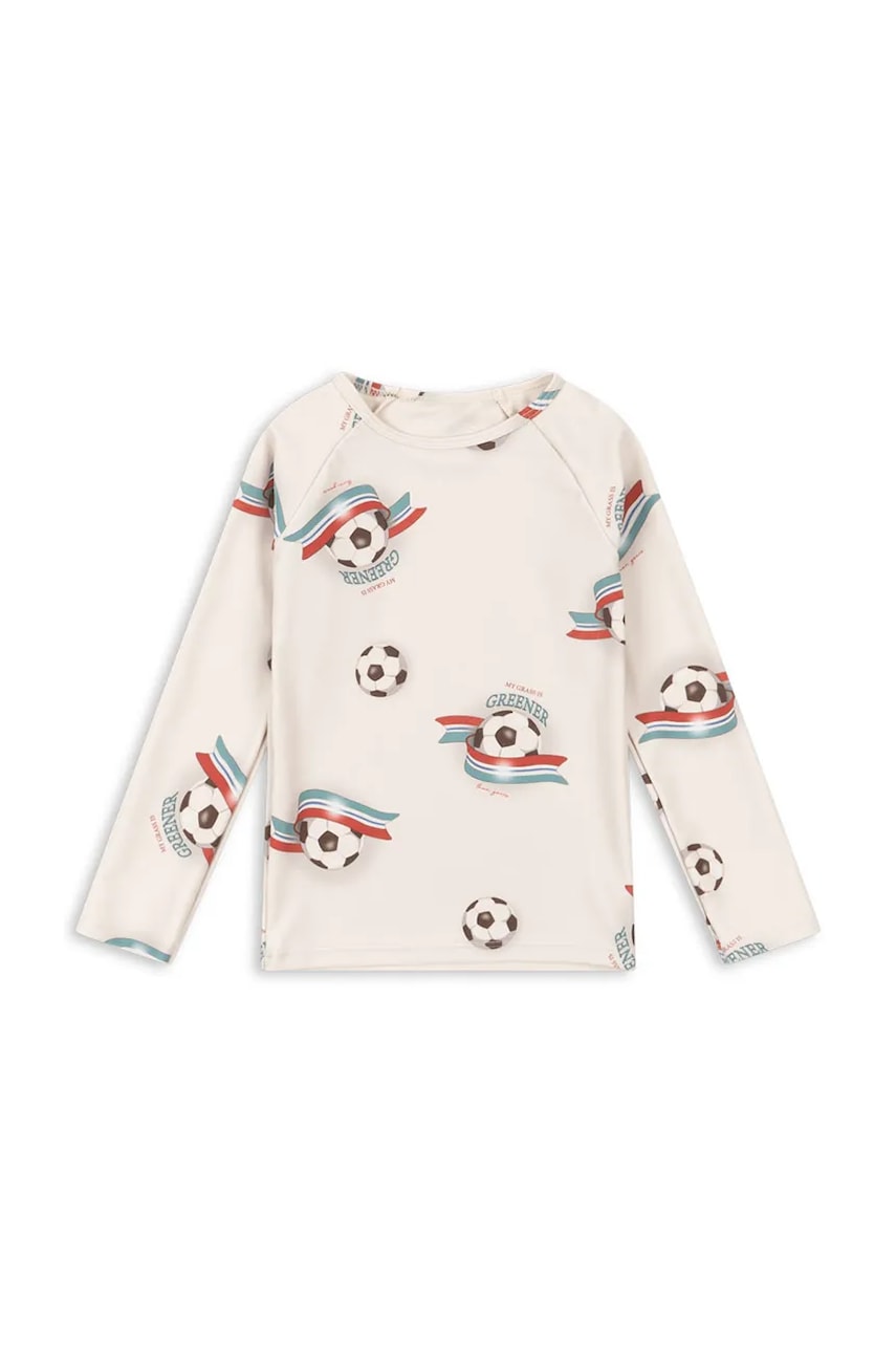 Lacno Konges Sløjd plavky longsleeve detské ASTER SWIM BLOUSE GRS