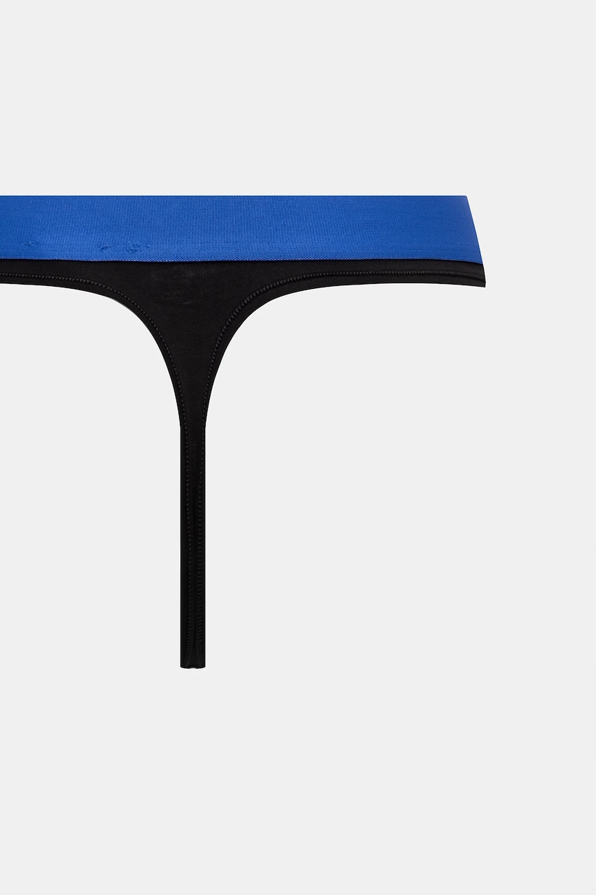 Tanga Hugo Blue TRIPLET BLUE THONG 3-pack