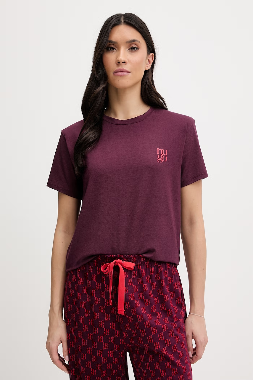 HUGO tricou CASUAL T-SHIRT