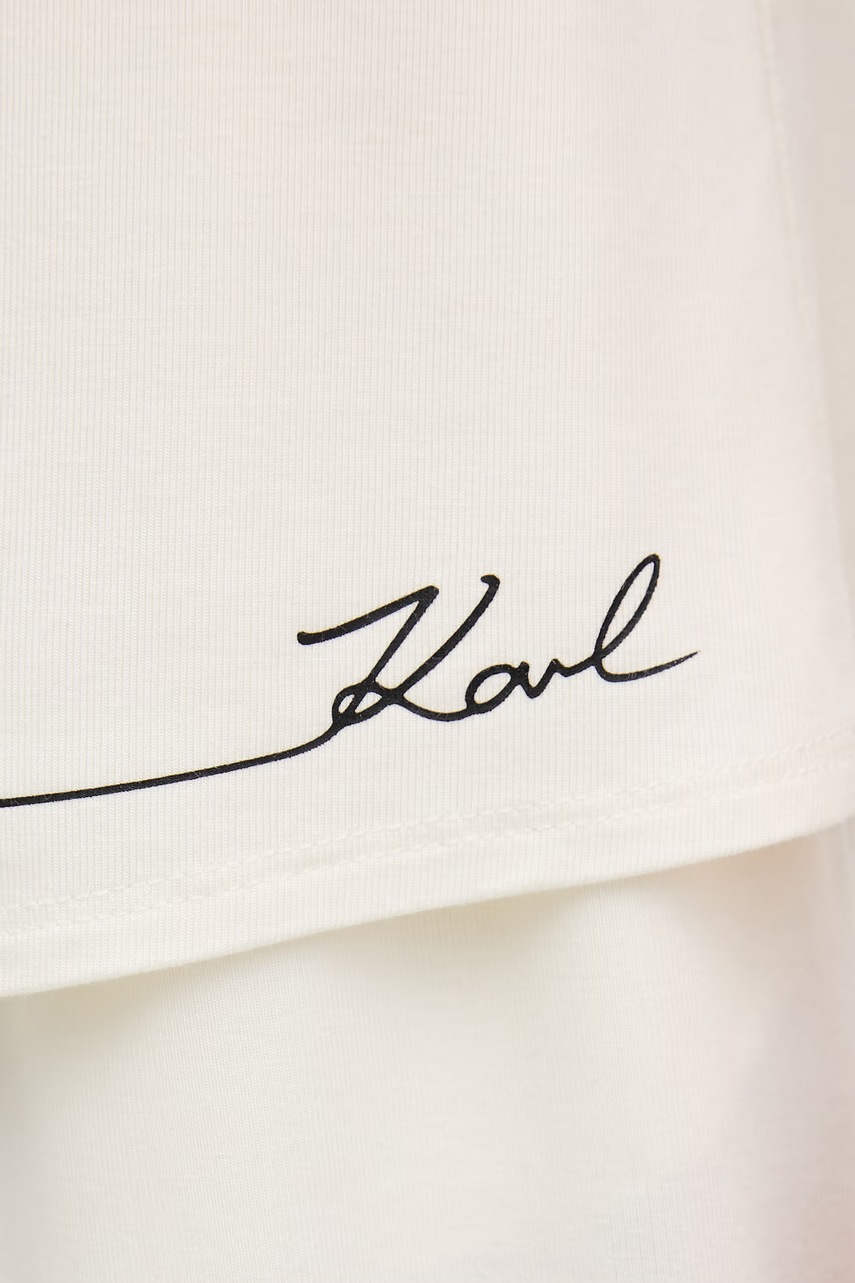 Karl Lagerfeld dvojdielne pyžamo dámske s viskózou