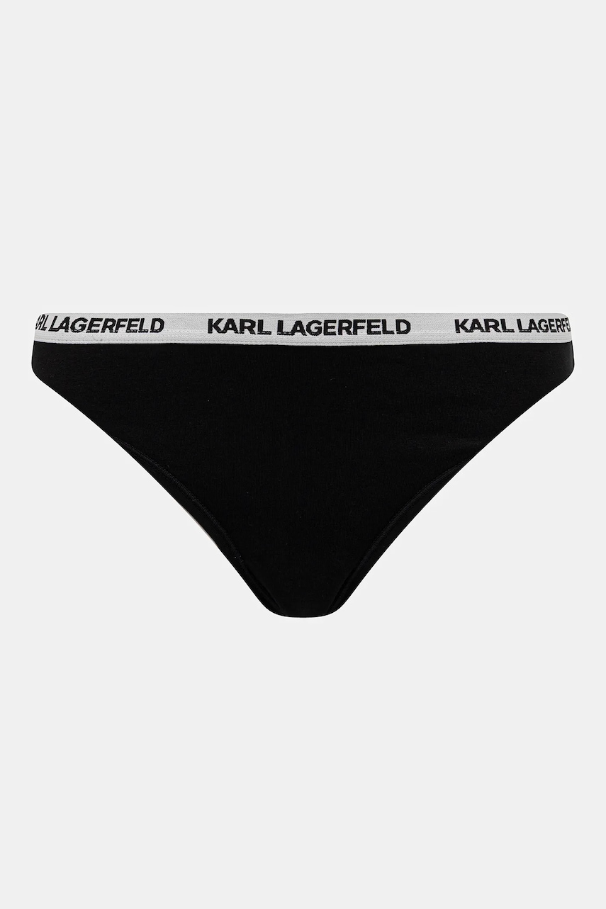 Karl Lagerfeld tangá dámske bavlnené s elastanom 3-pak